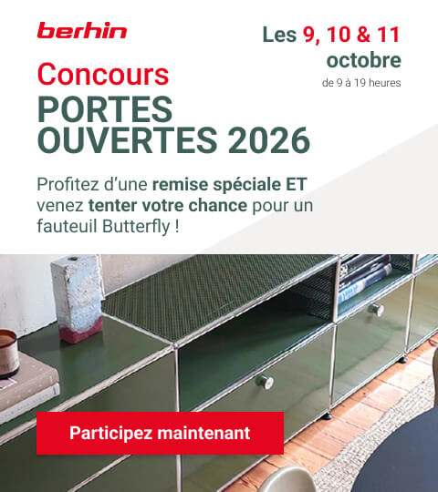 Profitez d'une remise spéciale et venez tenter votre chance de remporter un magnifique fauteuil AA Butterfly !