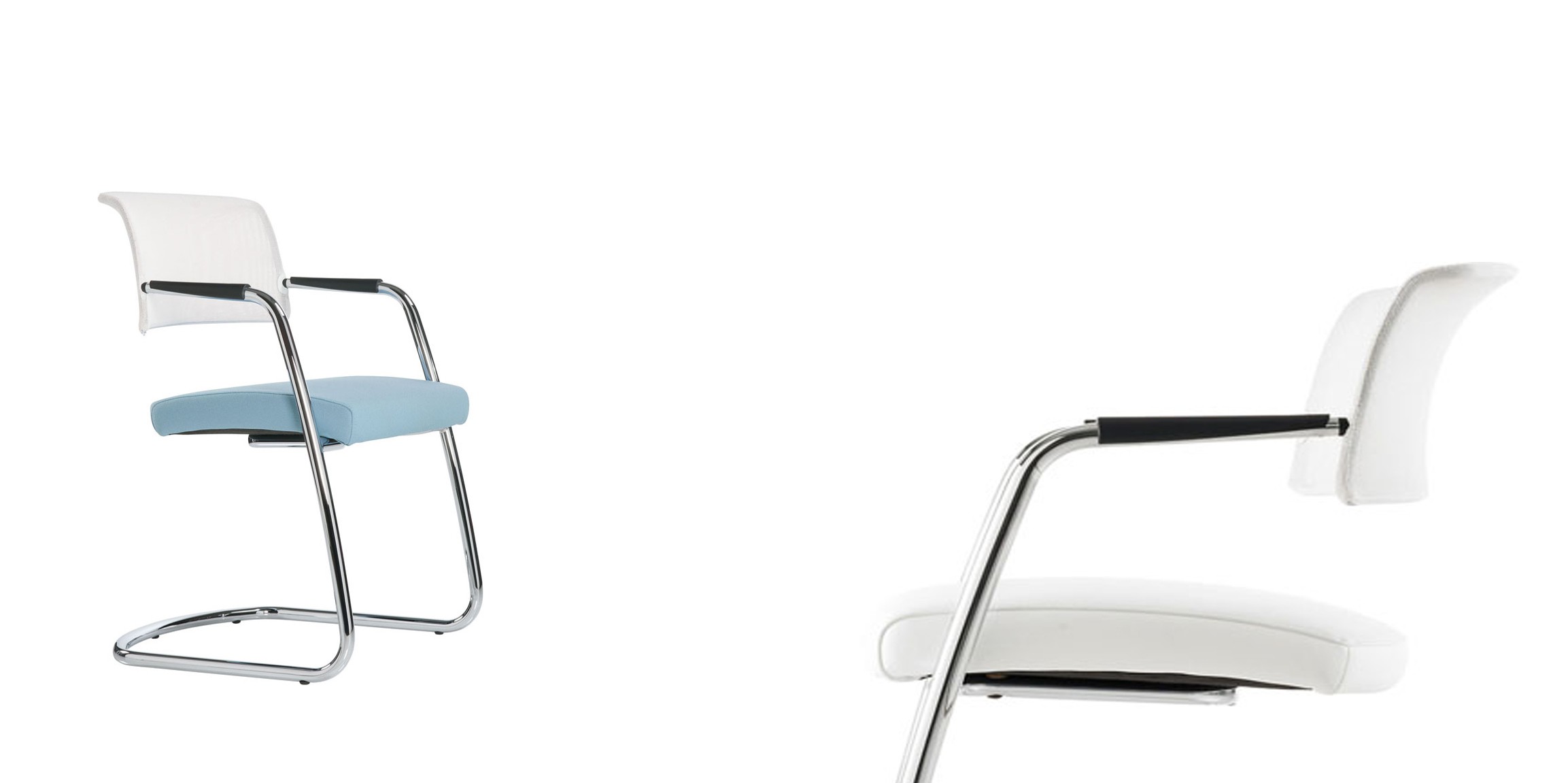 Lot De Chaises De Réunion SITLAND - Noires - Dimensions 45x45x48 Cm - Occasion